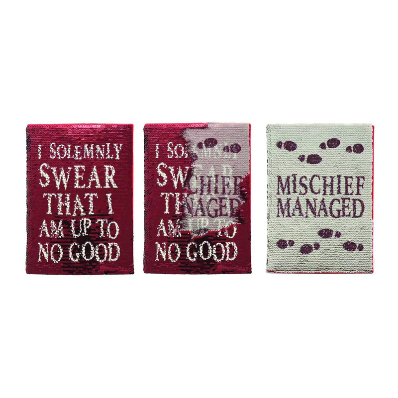 Harry Potter - Marauders Map Sequin Flip Notebook - دفتر